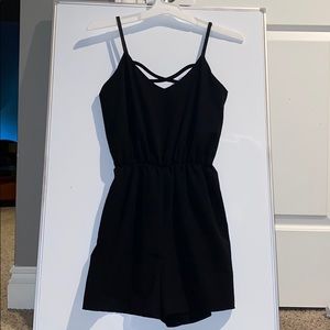 All black romper